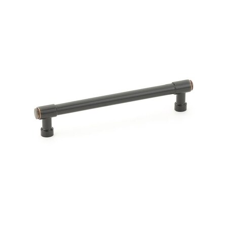 Emtek Jasper Cabinet Pull with 6 in Center to Center Oil Rubbed Bronze Finish 86689US10B